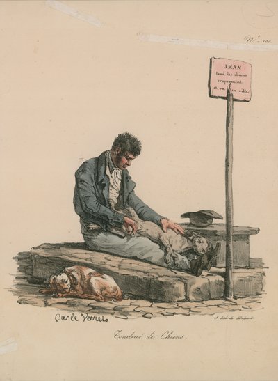 Dog Groomer by Carle Vernet