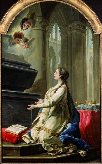 Saint Clotilde praying by the tomb of Saint Martin, 1753 by Carle van Loo