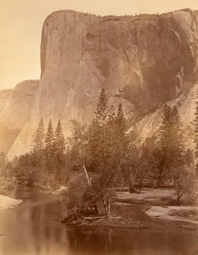 El Capitan by Carleton E. Watkins