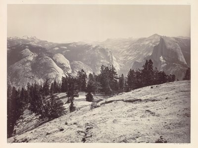 The Domes, from the Sentinel Domes, Yosemite by Carleton E. Watkins