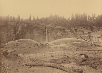 Malakoff Diggins, North Bloomfield, Nevada County, 1871 by Carleton Emmons Watkins