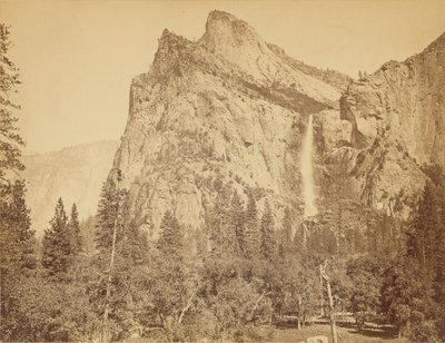 Bridal Veil, 900 Feet High by Carleton Watkins