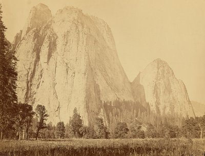 Cathedral Rocks, 2600 Feet High by Carleton Watkins