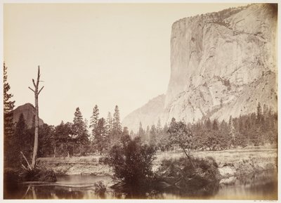El Capitan, 3600 ft., Yosemite by Carleton Watkins