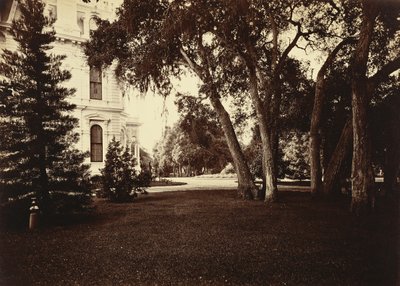Thurlow Lodge - Lawn and House. From Barron Cluster. by Carleton Watkins