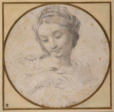 Head and Shoulders of the Virgin by Carlo Cignani
