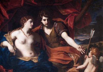 Venus and Adonis, after 1650 by Carlo Cignani