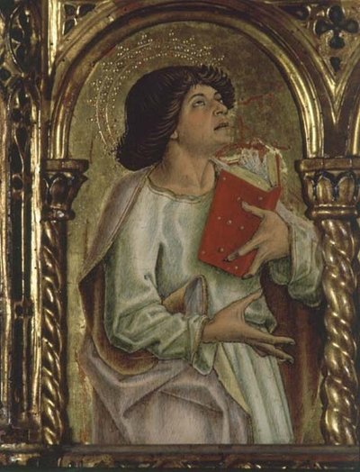 An Apostle (detail) by Carlo Crivelli