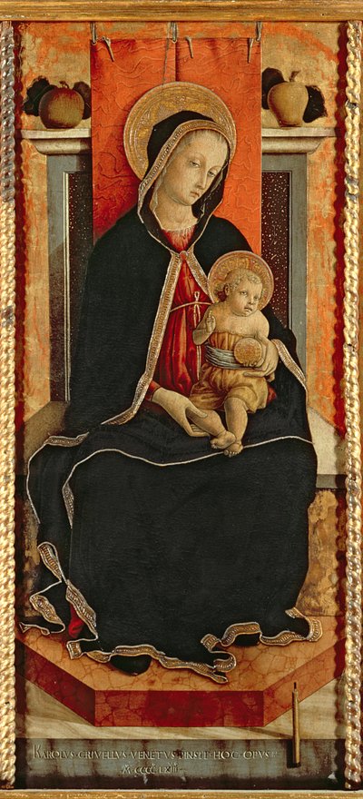 Madonna and Child with saints, polyptych by Carlo Crivelli