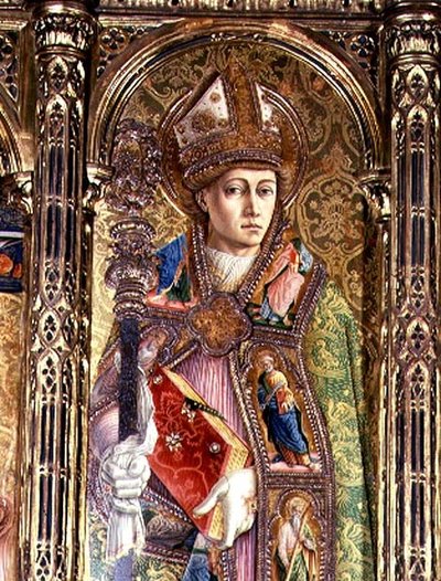 St. Emidius, (detail) from the Sant