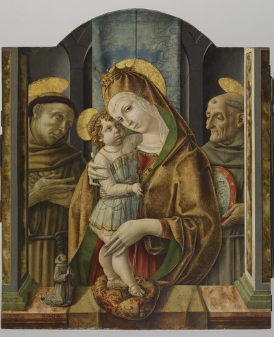 Virgin and Child with Saints and Donor, c.1490 by Carlo Crivelli
