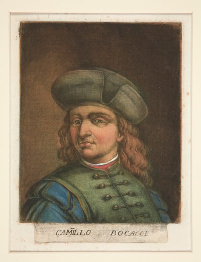 Camillo Bocacci, from Portraits of Painters by Carlo Lasinio