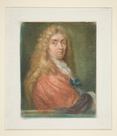 Charles Lebrun, from Portraits of Painters by Carlo Lasinio