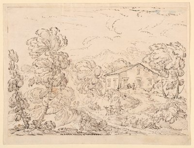 A Trattoria in the Woods, 1760-1770 by Carlo Marchionni