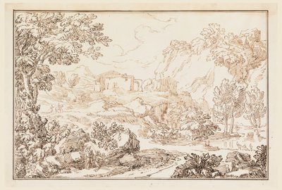A Landscape, 1770-86 by Carlo Marchionni