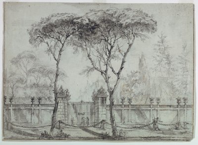 At the Gate of a Villa, 1770–86 by Carlo Marchionni
