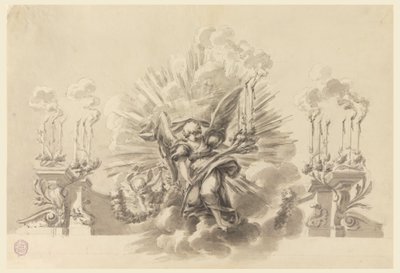 Design for a ceremonial decoration, ca. 1760 by Carlo Marchionni