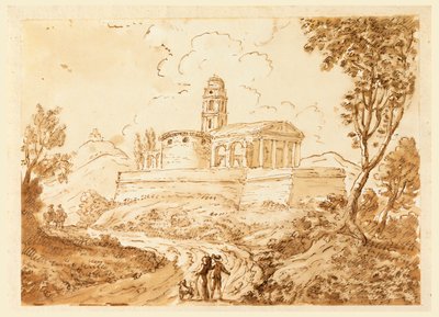 Figures on Road, Mid-18th to Late 18th Century by Carlo Marchionni