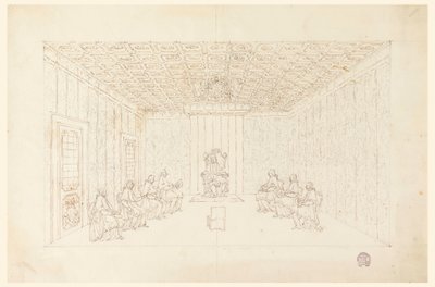 Pope Benedict XIV in a Consistory with Cardinals, 1740–58 by Carlo Marchionni