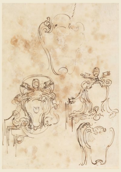 Sketches for Frames and Escutcheons, 1758–69 by Carlo Marchionni