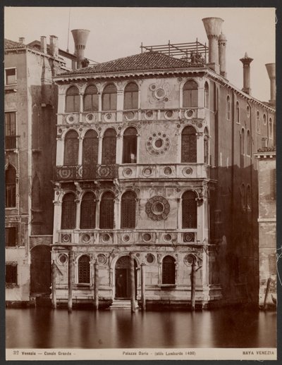 Palazzo Dario by Carlo Naya