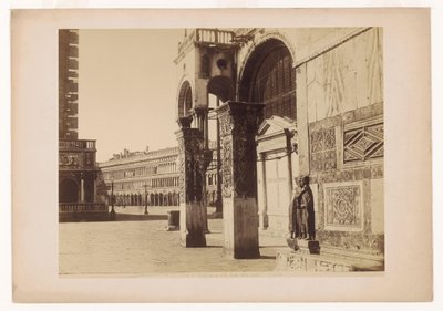 Piazza San Marco, seen from the Porta della Carta. Venice. by Carlo Naya