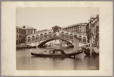 Venice: Rialto Bridge by Carlo Naya