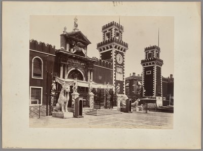 Venice: The entrance to the Arsenal by Carlo Naya