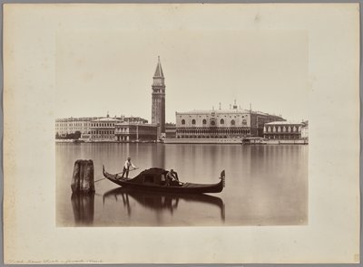 Venice: View of the Marciana Library, the Campanile and the Doge