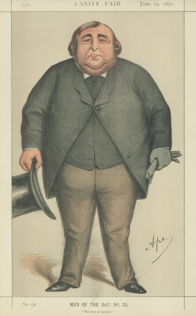 Arthur Orton, claiming to be Sir Roger Tichborne by Carlo Pellegrini