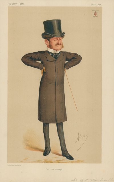 Sir George Orby Wombwell, Our Sir George, Vanity Fair cartoon by Carlo Pellegrini
