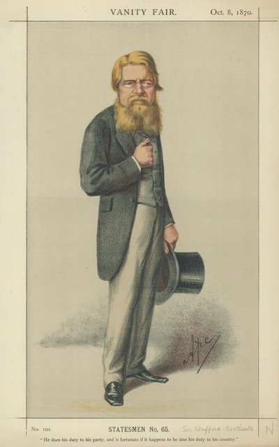Sir Stafford Northcote by Carlo Pellegrini