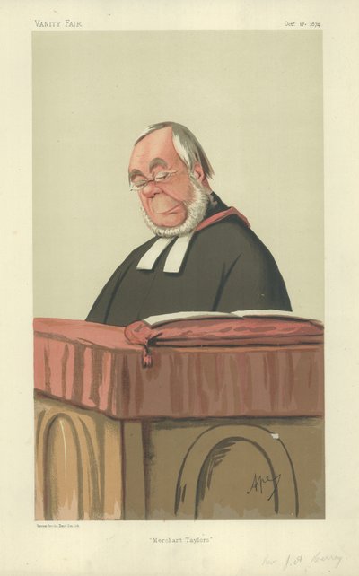 The Reverend James Augustus Hessey by Carlo Pellegrini