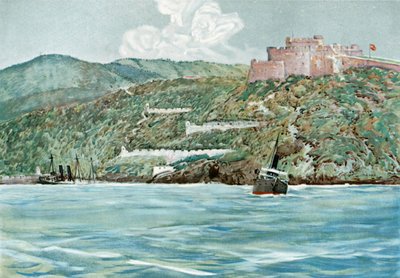 The Entrance to Santiago Harbor, July 7, 1898 by Carlton Theodore Chapman