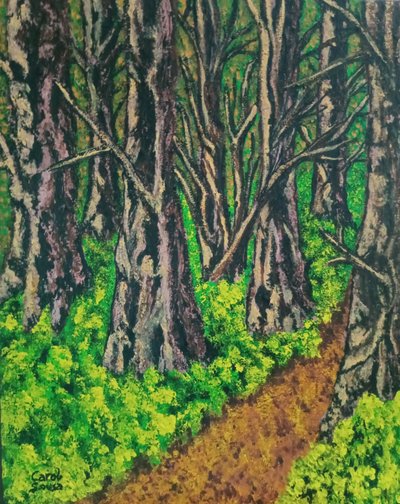 Path in the Forest by Carol Sousa Cuello