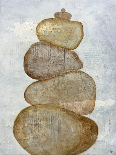 Stacked Zen Stones by Carolina Gårdheim