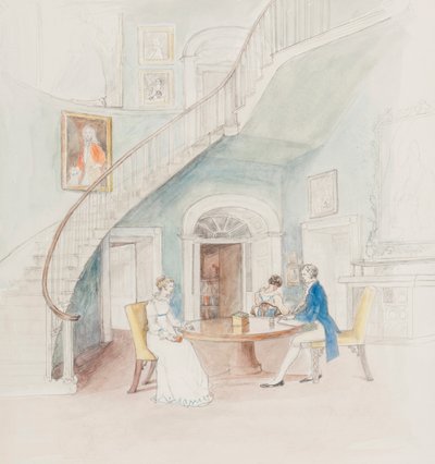 Mr Darcy Writing, 2010 by Caroline Hervey Bathurst