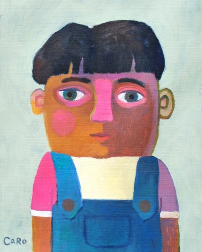 Naive Boy in Overalls by Caroline Roberts