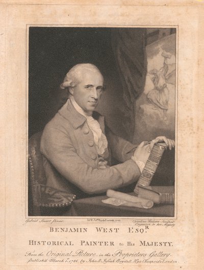Benjamin West, Esqr., Historical Painter to His Majesty by Caroline Watson