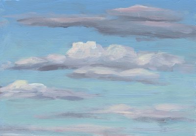 Serene Blue Sky by Carrie Arnold