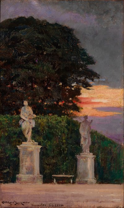 Corner of the Terrace, Versailles by Carroll Beckwith