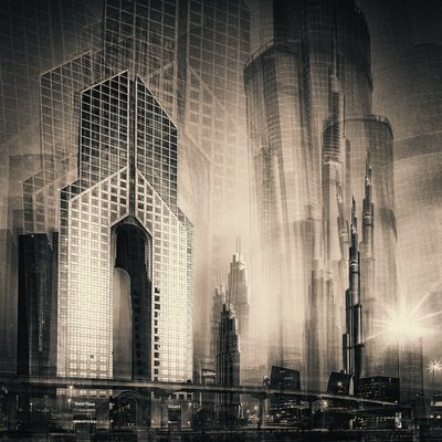 Dubai Cityscape Motion by Carsten Velten