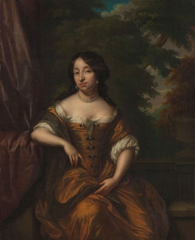 Portrait of Anna Maria Hoeufft by Caspar (after) Netscher