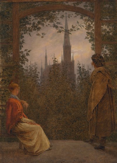 Garden Arbor by Caspar David Friedrich