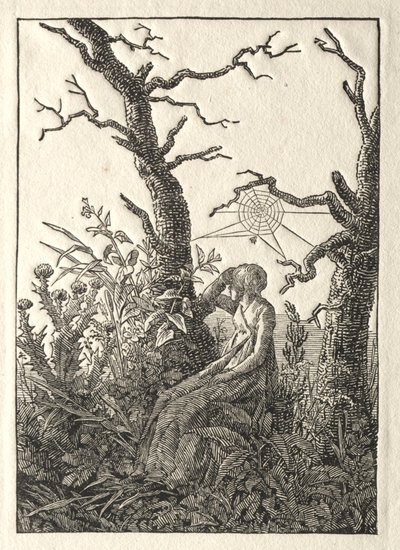 The Woman with the Spider Web between Bare Trees, 1803 by Caspar David Friedrich