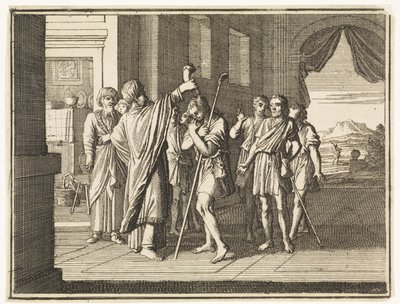 David Anointed King by Samuel by Caspar Luyken