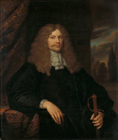 Portrait of Cornelis Backer (1633-81), Councillor, Alderman, and Colonel of the Amsterdam Militia by Caspar Netscher