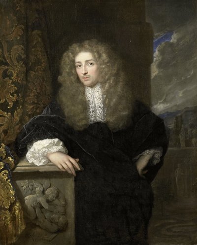 Portrait of a Man by Caspar Netscher