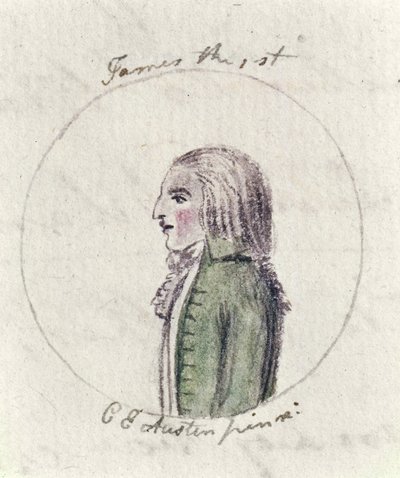 James I, c.1790 by Cassandra Austen