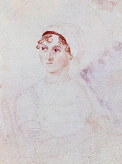 Portrait of Jane Austen, c.1810 by Cassandra Austen